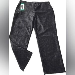 Hilary Radley Black Velvet Trousers